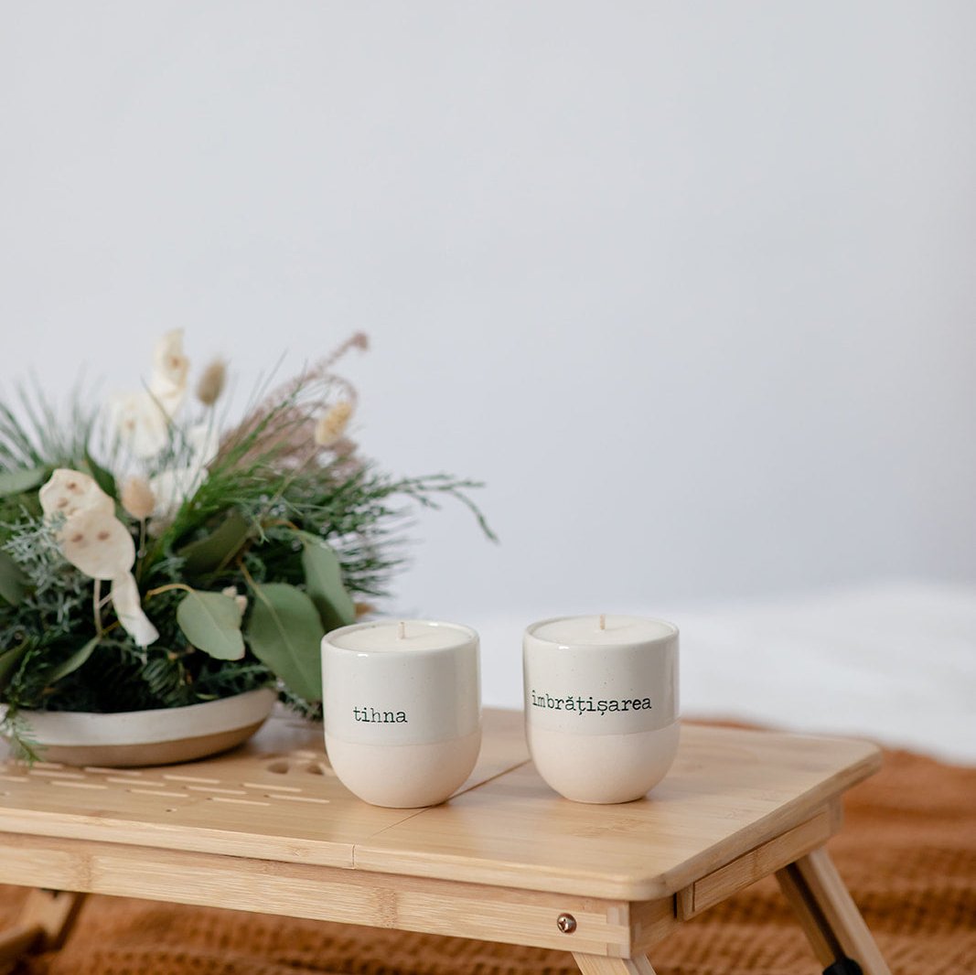 Lumânare Cup & Candle #TIHNA (palo santo)