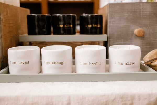 #IAMHEALING. Lumânare Cup & Candle cu mesajul I AM HEALING