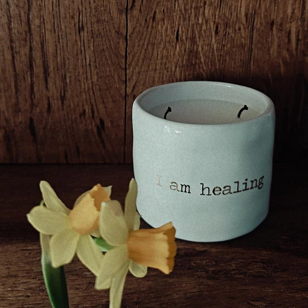 #IAMHEALING. Lumânare Cup & Candle cu mesajul I AM HEALING