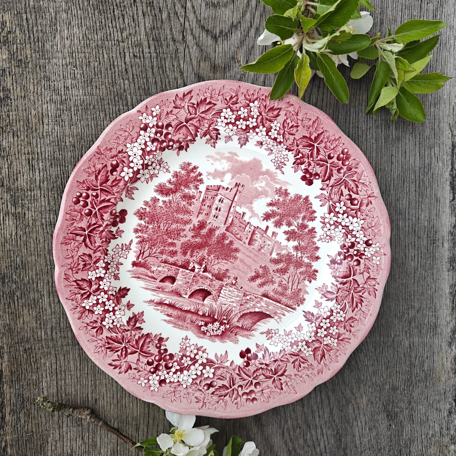 Platou din ceramică, Meakin, Anglia vintage