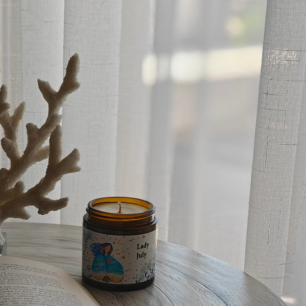 #LadyJuly Lumânare #GoodMood Cup & Candle + Andreea Molocea. IULIE
