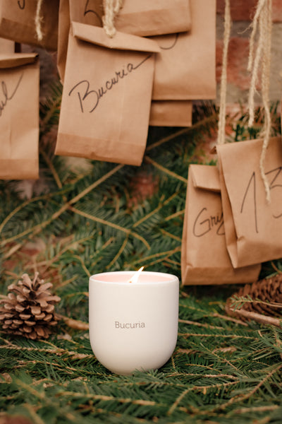 Lumânare Cup & Candle #BUCURIA