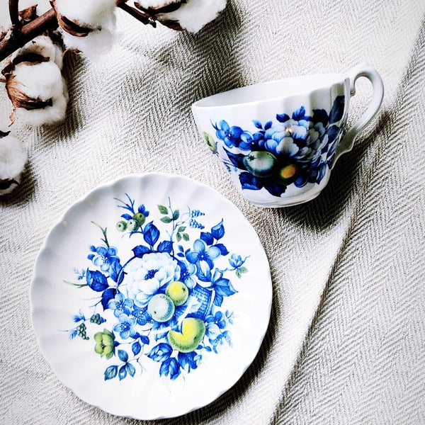 Lumânare Cup & Candle în ceașcă vintage Myott, colecția Claremont
