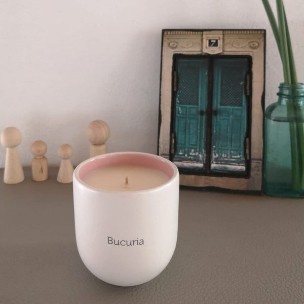 Lumânare Cup & Candle #BUCURIA