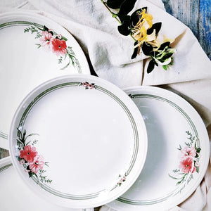 Set 4 farfurii întinse englezești, ceramică masivă